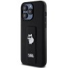 Karl Lagerfeld KLHCP13LGSACHPK iPhone 13 Pro / 13 6.1 czarny/black hardcase Gripstand Saffiano Choupette Pins
